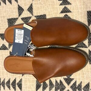 Universal Thread Womens Tan Slip-On Mules - Size 8.5